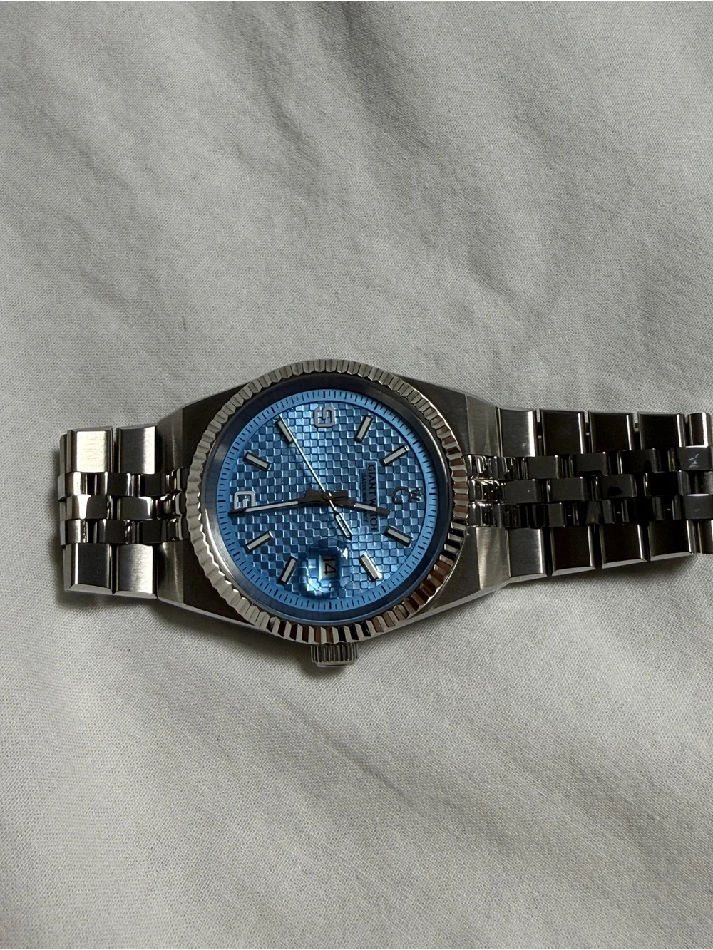 Giant Watch Men's Stainless Steel Watch in Light Blue Dial